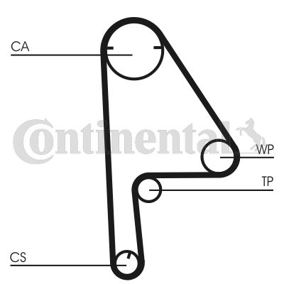 CONTITECH Seade-/juhtrull,hammasrihm V56417