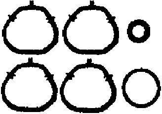 CORTECO Прокладка, впускной коллектор 026272H