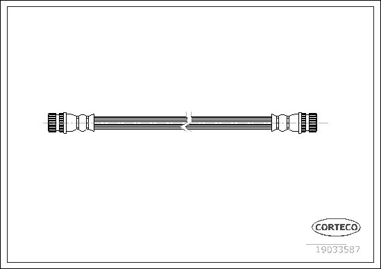 CORTECO Pidurivoolik 19033587
