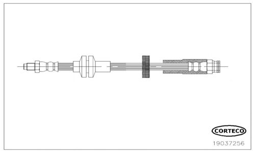 CORTECO Тормозной шланг 19037256