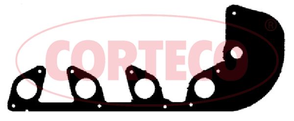 CORTECO Прокладка, выпускной коллектор 460398P