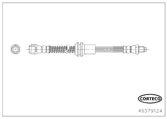 CORTECO Тормозной шланг 49379124