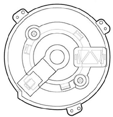 CTR Elektrimootor,salongiventilaator 1208240