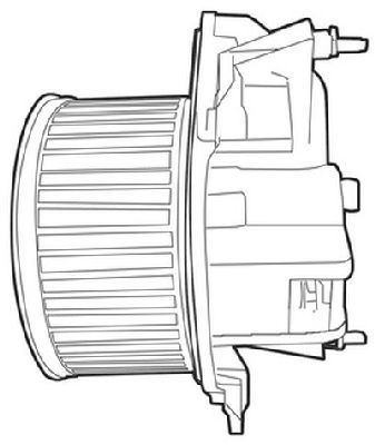 CTR Электродвигатель, вентиляция салона 1208244