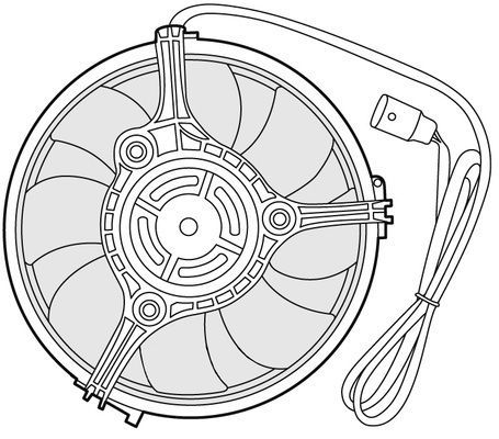 CTR Ventilaator,mootorijahutus 1209520