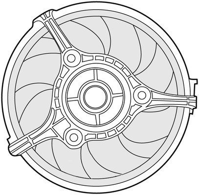 CTR Ventilaator,mootorijahutus 1209521