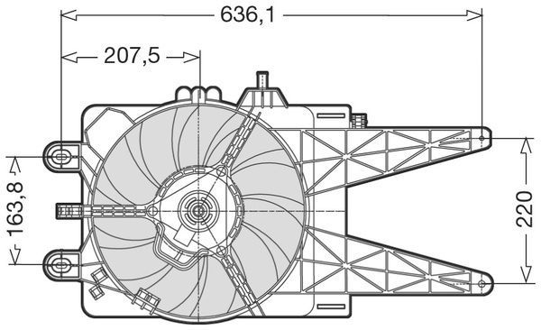 CTR Ventilaator,mootorijahutus 1209540