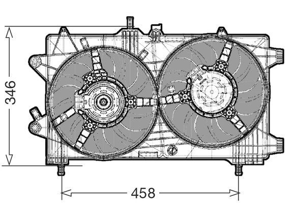 CTR Ventilaator,mootorijahutus 1209569