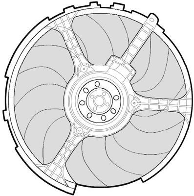 CTR Ventilaator,mootorijahutus 1209578