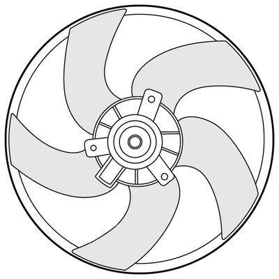 CTR Ventilaator,mootorijahutus 1209639