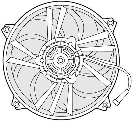 CTR Ventilaator,mootorijahutus 1209642