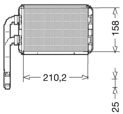 CTR Теплообменник, отопление салона 1228064