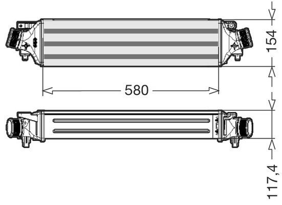 CTR Kompressoriõhu radiaator 1231002