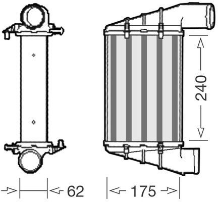 CTR Kompressoriõhu radiaator 1231003