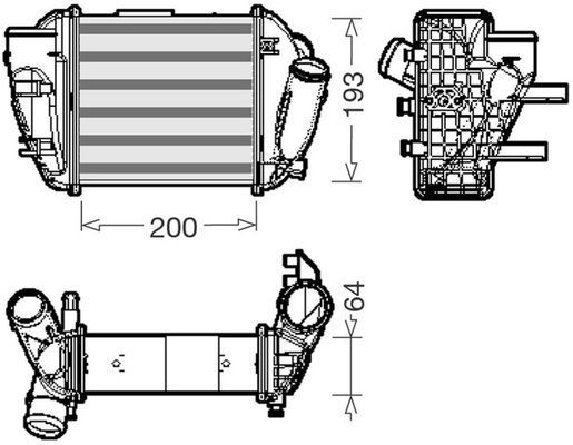 CTR Kompressoriõhu radiaator 1231007