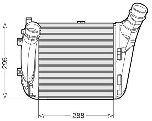 CTR Kompressoriõhu radiaator 1231025