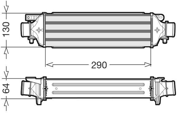 CTR Kompressoriõhu radiaator 1231036