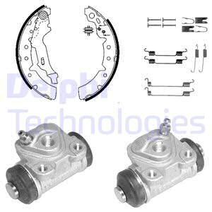 DELPHI Piduriklotside komplekt,seisupidur 1098