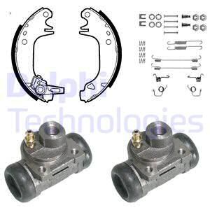DELPHI Комплект тормозных колодок 868