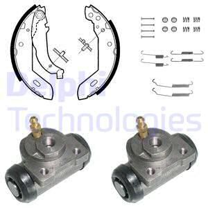 DELPHI Комплект тормозных колодок 871