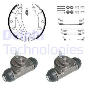 DELPHI Комплект тормозных колодок 964