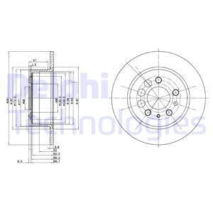 DELPHI Piduriketas BG2103C