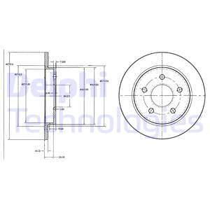 DELPHI Piduriketas BG2332