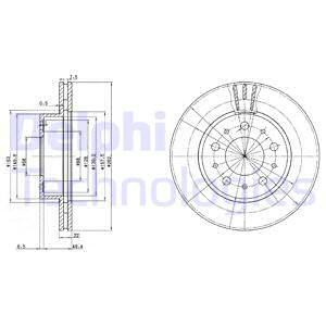 DELPHI Piduriketas BG2425C