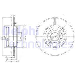 DELPHI Piduriketas BG2450