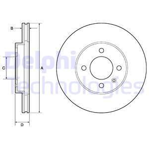 DELPHI Piduriketas BG2455C