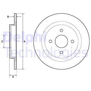 DELPHI Piduriketas BG2537