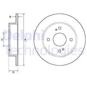 DELPHI Piduriketas BG2634