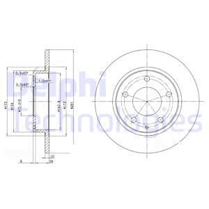 DELPHI Piduriketas BG2806