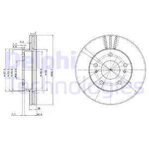 DELPHI Piduriketas BG3127