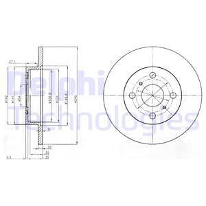 DELPHI Piduriketas BG3270