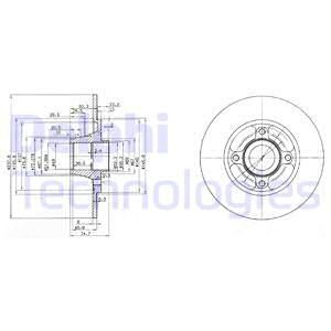 DELPHI Piduriketas BG3360