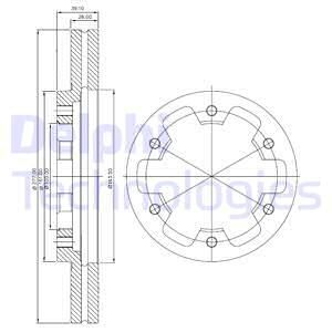 DELPHI Piduriketas BG3422