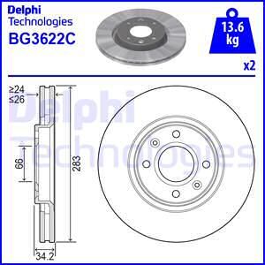 DELPHI Piduriketas BG3622