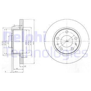 DELPHI Piduriketas BG3752