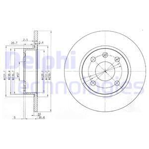 DELPHI Piduriketas BG3771