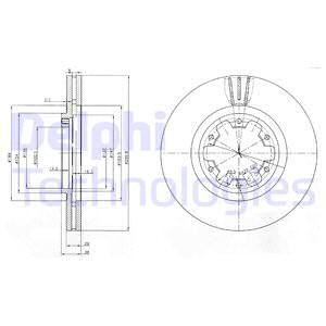 DELPHI Piduriketas BG3972