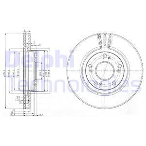 DELPHI Piduriketas BG3977