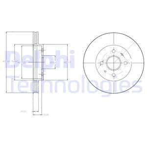 DELPHI Тормозной диск BG4213