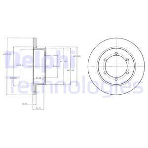 DELPHI Piduriketas BG4218