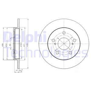 DELPHI Piduriketas BG4233