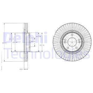 DELPHI Piduriketas BG4309