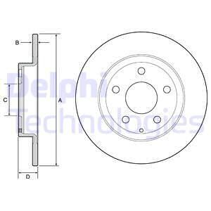 DELPHI Piduriketas BG4534