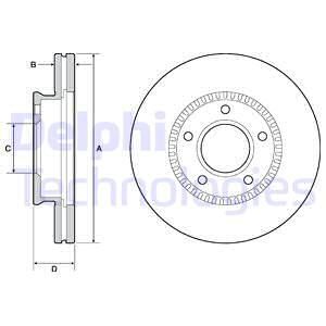 DELPHI Piduriketas BG4663C