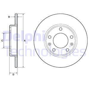 DELPHI Piduriketas BG4670C