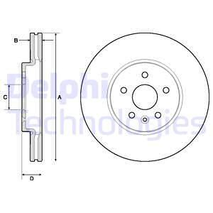 DELPHI Piduriketas BG4710C